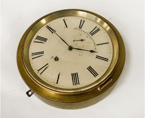 PAYNE &amp; COMPANY NEW BOND STREET SHIPS CLOCK (FACE ONLY 15CMS X 15CMS) APPROX
