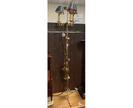 FLORAL THREE BRANCH STANDARD LAMP