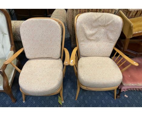 PAIR OF ERCOL ARMCHAIRS