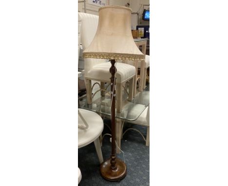 MAHOGANY STANDARD LAMP