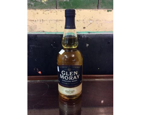 Glen Moray Single Malt whisky produced post 1999 pot still bottle shape, collectable bottling&nbsp;