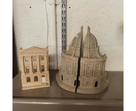 Timothy Richards plaster architectural models to include The Radcliffe Camera, together with a signed model dated 1989 A/F Lo