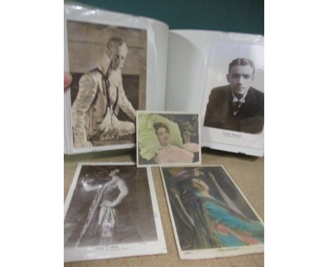 A collection of vintage theatrical postcards to include the performers Jose Collins (signed) Zena Dare, Jack Buchanan, Carol 