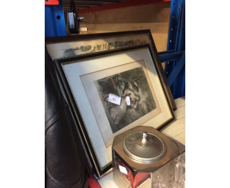 LITHOGRAPH AND A PRINT