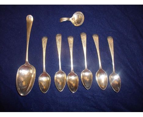 Birmingham 1811 silver hallmarked caddy spoon with makers mark ML, a London 1766 silver hallmarked table spoon with makers ma