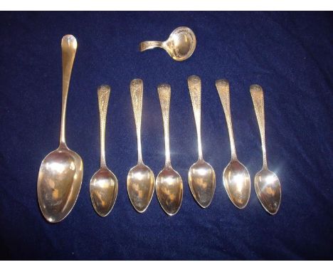 Birmingham 1811 silver hallmarked caddy spoon with makers mark ML, a London 1766 silver hallmarked table spoon with makers ma