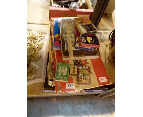 Collection of vintage games including Totopoly