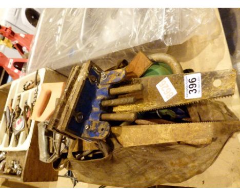 Bag of mixed workshop tools 