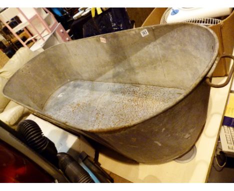 Vintage tin bath