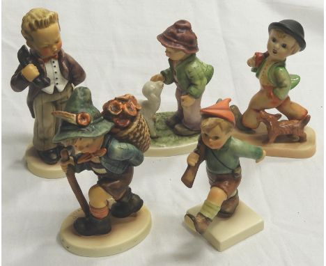 5 HUMMEL FIGURES  