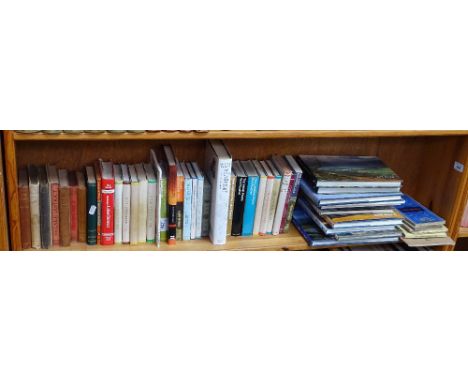 A shelf of books about the Lake District 