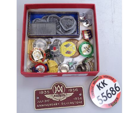 A collection of enamel lapel badges etc 