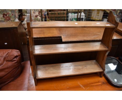 A Victorian table top book shelf