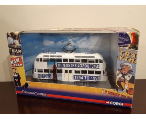 Corgi 'The Original Omnibus Company' 100 years of Blackpool Tower, 1 of 5 Demo design, boxed