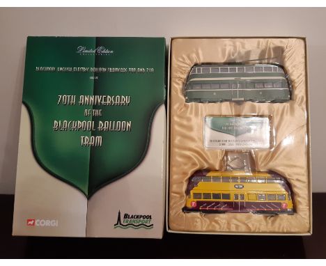 Corgi 70th Anniversary of the Blackpool Balloon Tram, Model No. OM99156, No. 1826 of 2300, boxed