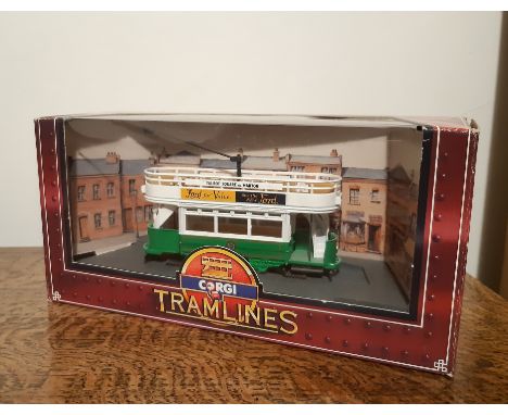 Corgi Tramlines model No. C991/2 Blackpool Corporation Tramways, boxed (box wear)
