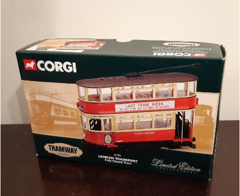 Corgi Tramway Classics model 36704 London Transport Fully Closed Tram, boxed