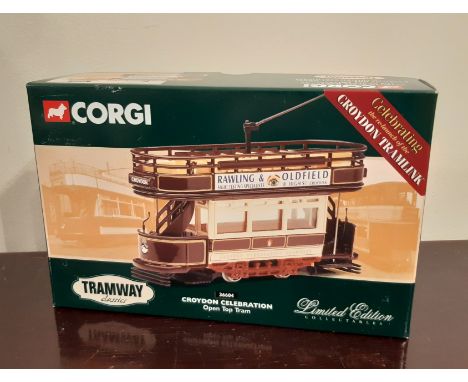Corgi Tramway Classics model 36604 Croydon Celebration Open Top Tram, boxed