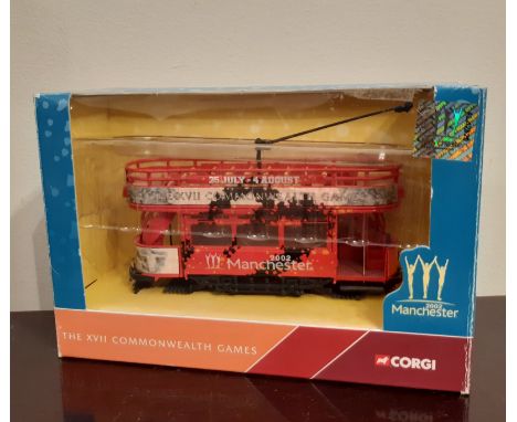 Corgi XVII Commonwealth Games Manchester 2002 model No. CC25208 Open Top Tram, boxed