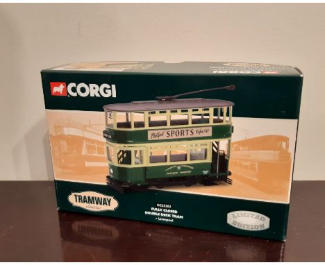 Corgi Tramway Classics model CC25203 Fully Closed Double Deck Tram - Liverpool, boxed