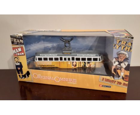 Corgi 'The Original Omnibus Company' model OM44007 Blackpool Brush Tram Brannigans, boxed