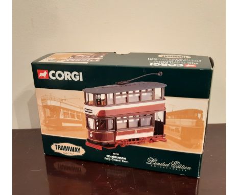 Corgi Tramway Classics model 36705 Edinburgh Fully Closed Tram, boxed