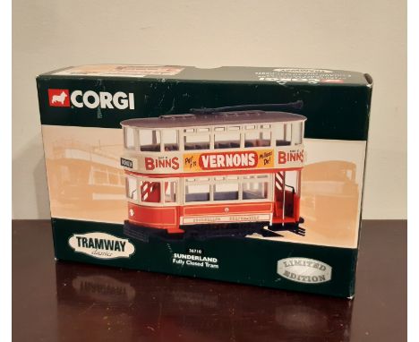 Corgi Tramway Classics model 36710 Sunderland Fully Closed Tram, boxed (slight box wear)