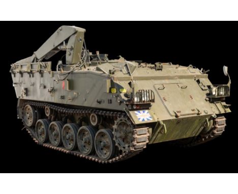 A British Army FV434 Full Tracked Armoured Repair Maintenance Vehicle: registration number '01 ED 14' , Rolls-Royce K60 Multi