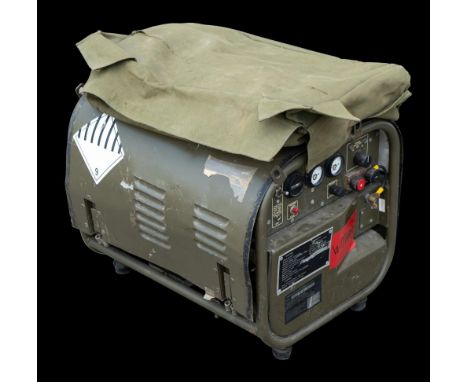 An ex- MOD Engine driven battery charger by E C Hopkins Ltd,: providing military rated 14v and 24v power supply, 241 running 