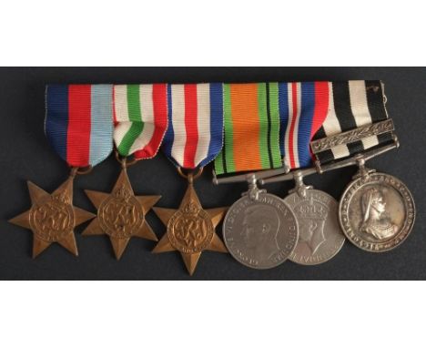 A WWII group of six to '47174 Pte R lane London SJAB 1951': 1939-45 Star, Italy Star, France and Germany Star, Defence Medal,