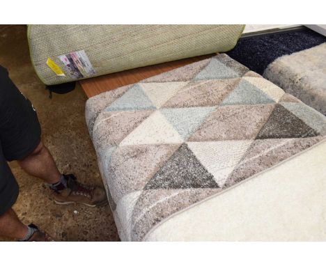 Lara SV beige floor runner, 110 x 60cm