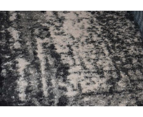 Well woven Sidney Collection grey floor runner, 67 x 220cm