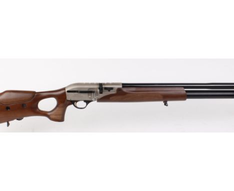 .22 Hatsan Galatian, pcp, repeating air rifle, 21,1/2 ins barrel, silencer, 14 shot rotary magazine, thumbhole stock with adj