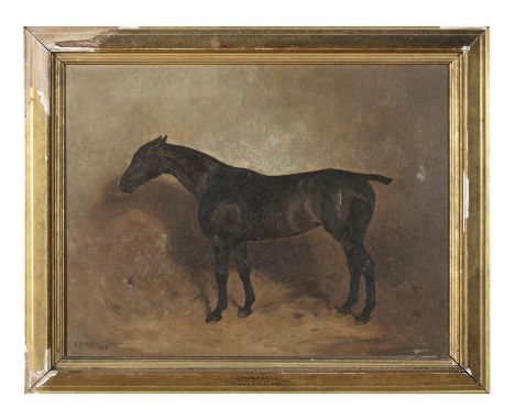 A. G HAIGH (1890 - 1928)Portrait of a 'Cinderella' in a stableOil on canvas, 39cm x 44cmSigned and dated 1905