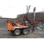 Tamrock Commando 120H Rubber Tire Drill, S/N 106M1032 5-1