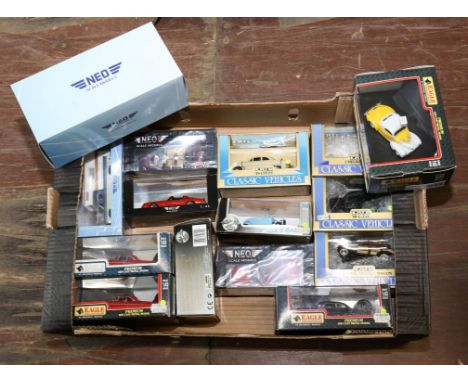 Collection of various boxed car models - to include Neo models, Eagle collectables and Classic vehicles scale models (15). 