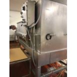 RIETZ JACKETED DOUBLE RIBBON BLENDER, S/N RS-740195, APPROX. 2,500 LBS.