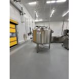 WALKER S/S 450 GALLON JACKETED MIXING TANK, S/N WEP-93412-1