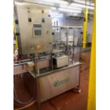 2021 PACKLINE 2-UP ROTARY CUP FILLER, MODEL NBM-2, S/N PL100405,  CURRENTLY SET UP TO RUN BERRY