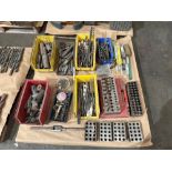 Pallet of Punches, Set up Blocks Twist Drills, Bolts