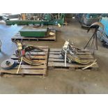 Lot of 2: Mathey Dearman 20” Powered Pipe Bevelers with Metal Stand