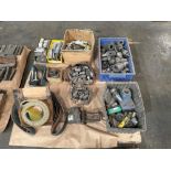 Pallet of Collets, Jacob chucks and abrasives