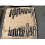 Pallet of Assorted Twist Drills, Jacob Chucks, Morse Tapers