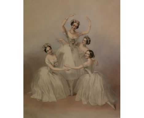 AFTER ALFRED CHALON - 'Pas de Quatre', lithograph, framed, 57cm x 41cm also one other lithograph of ballet interest (2)

Prov
