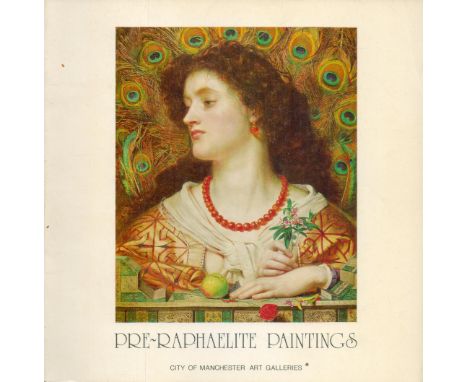 Pre-Raphaelite Paintings 1974 First Edition Softback book published by City of Manchester Art Galleries, signs of ageing fadi