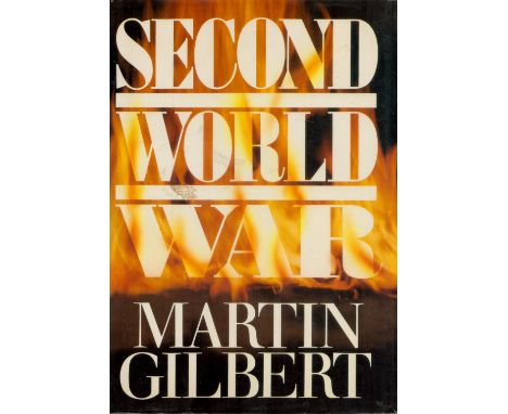 Second World War by Martin Gilbert 1989 First Edition Hardback Book published by Guild Publishing, early signs of ageing, goo