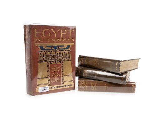 HITCHENS (R.) - EGYPT AND ITS MONUMENTS, illustrated, cloth gilt, 1908; along with 4th Edition of Carter and Mace’s The Tomb 