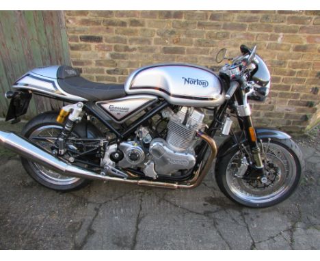 Number '43' of 50 produced 2018 Norton Commando 961 Café Racer 50th AnniversaryRegistration no. FJ18 AYFFrame no. SAYCMC01JY0