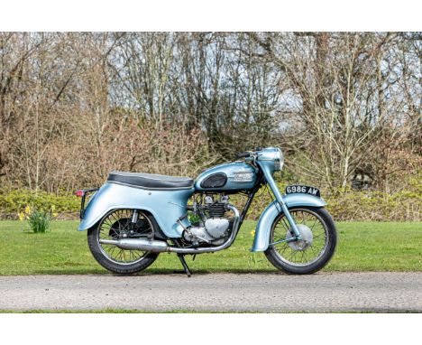 1963 Triumph 349cc 3TARegistration no. 6986 AWFrame no. H31206Engine no. 3TA H31206Triumph re-entered the 350 class in 1957 w