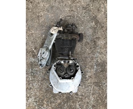 A Norton OHV enginenumbered 34975, 79x100 bore and stroke, condition and completeness unknown, close inspection advised. This